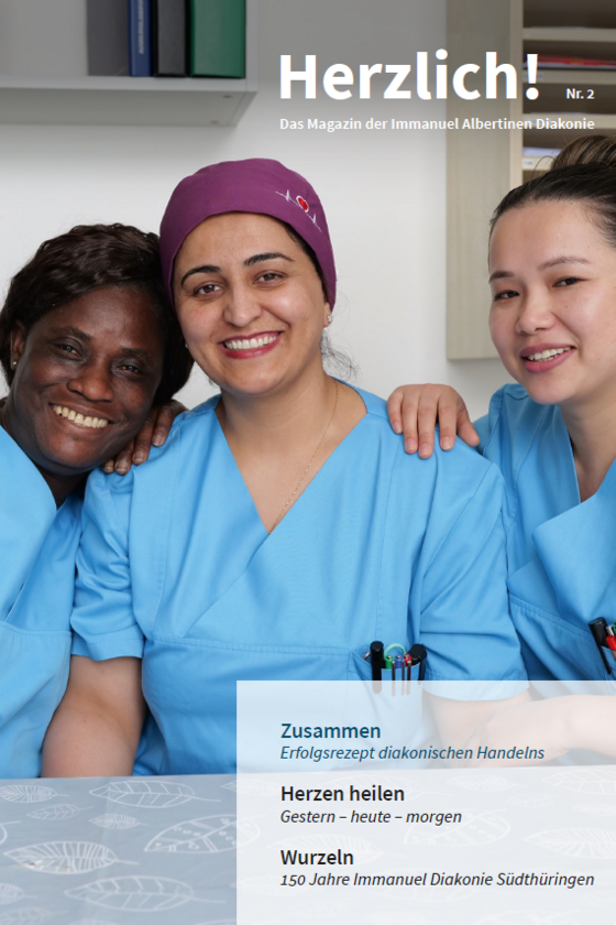 Immanuel Albertinen Diakonie - Magazin Herzlich! - Cover Immanuel Albertinen Diakonie - Magazin Herzlich! - Cover